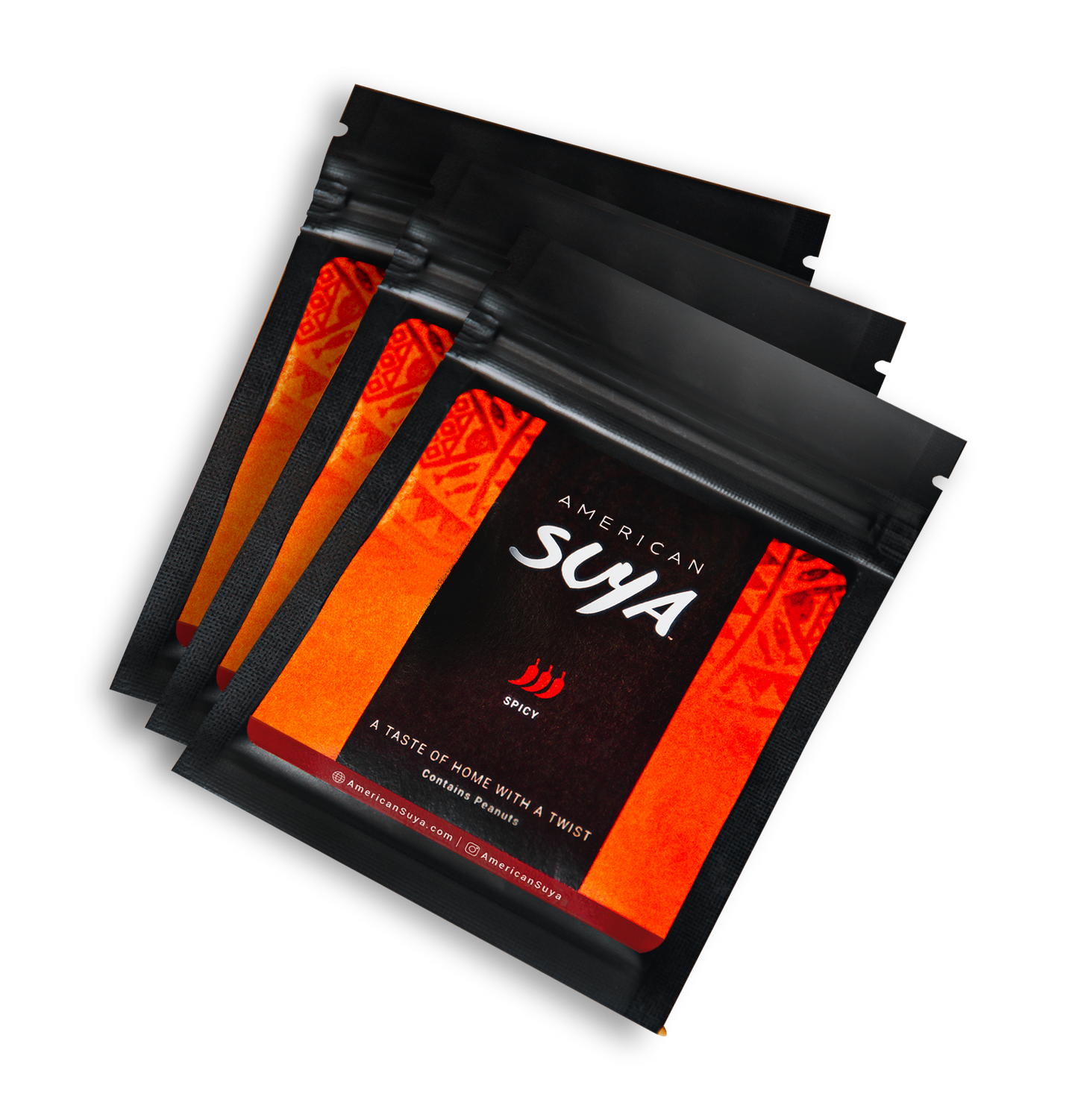 TRAVEL PACK SPICY FLAVOR SUYA SEASONING (3 PACK) - AMERICANSUYA